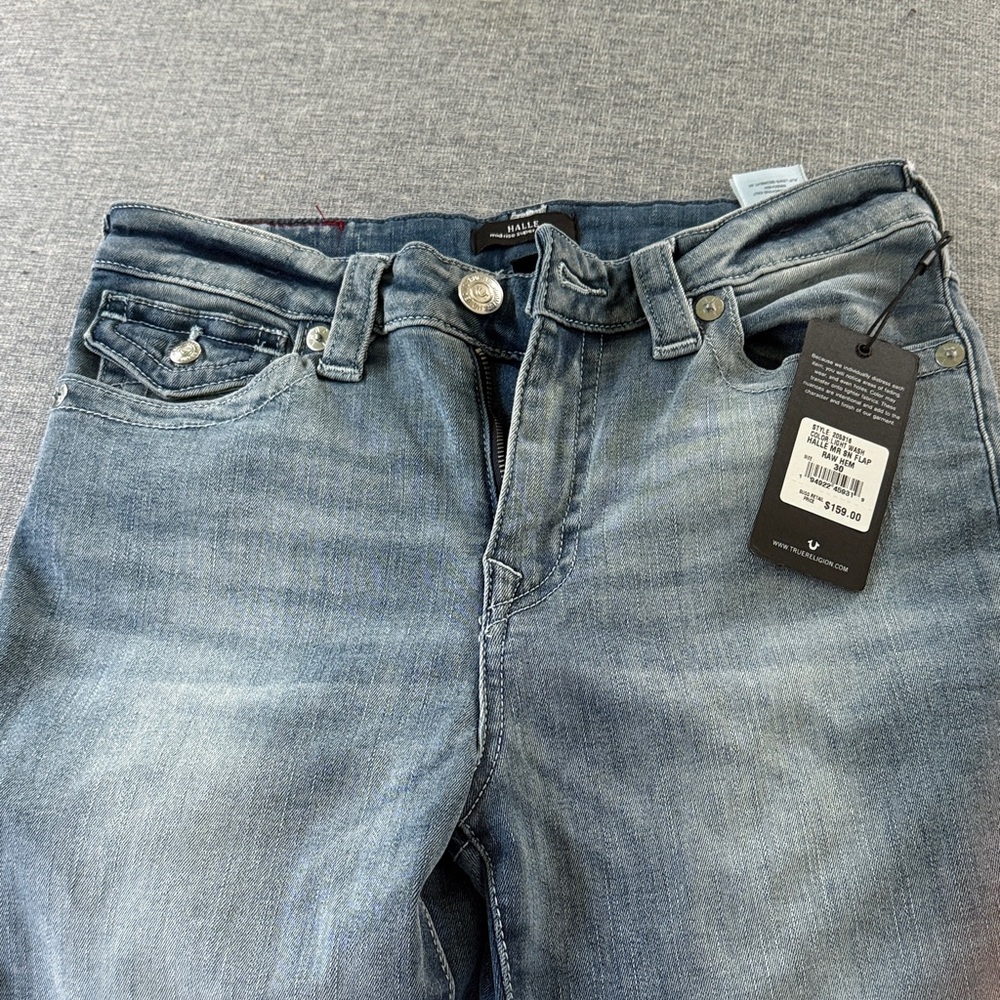 True Religion Faded Blue Denim Pants